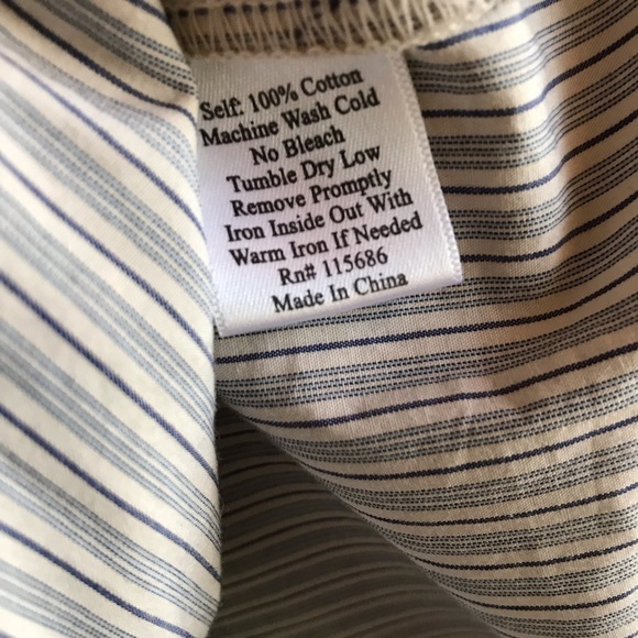 3J Workshop Johnny Was Striped Peasant Shirt Dress - Picture 8 of 8